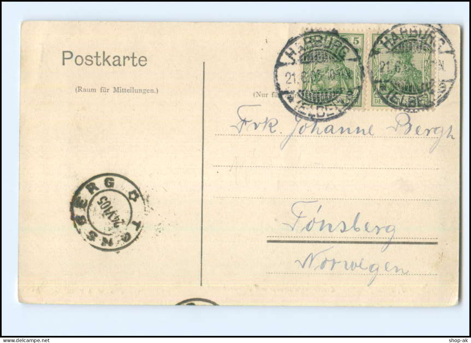 XX10269/ Hamburg Harburg Eißendorferstr. Mit Landratsamt AK 1905 - Harburg