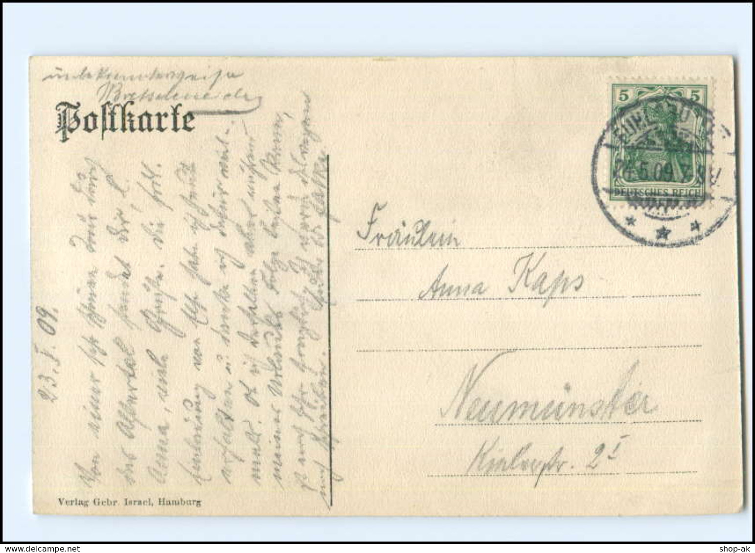 XX10243/ Hamburg Fuhlsbüttel  Alster-Park, Fischteiche AK 1909 - Nord