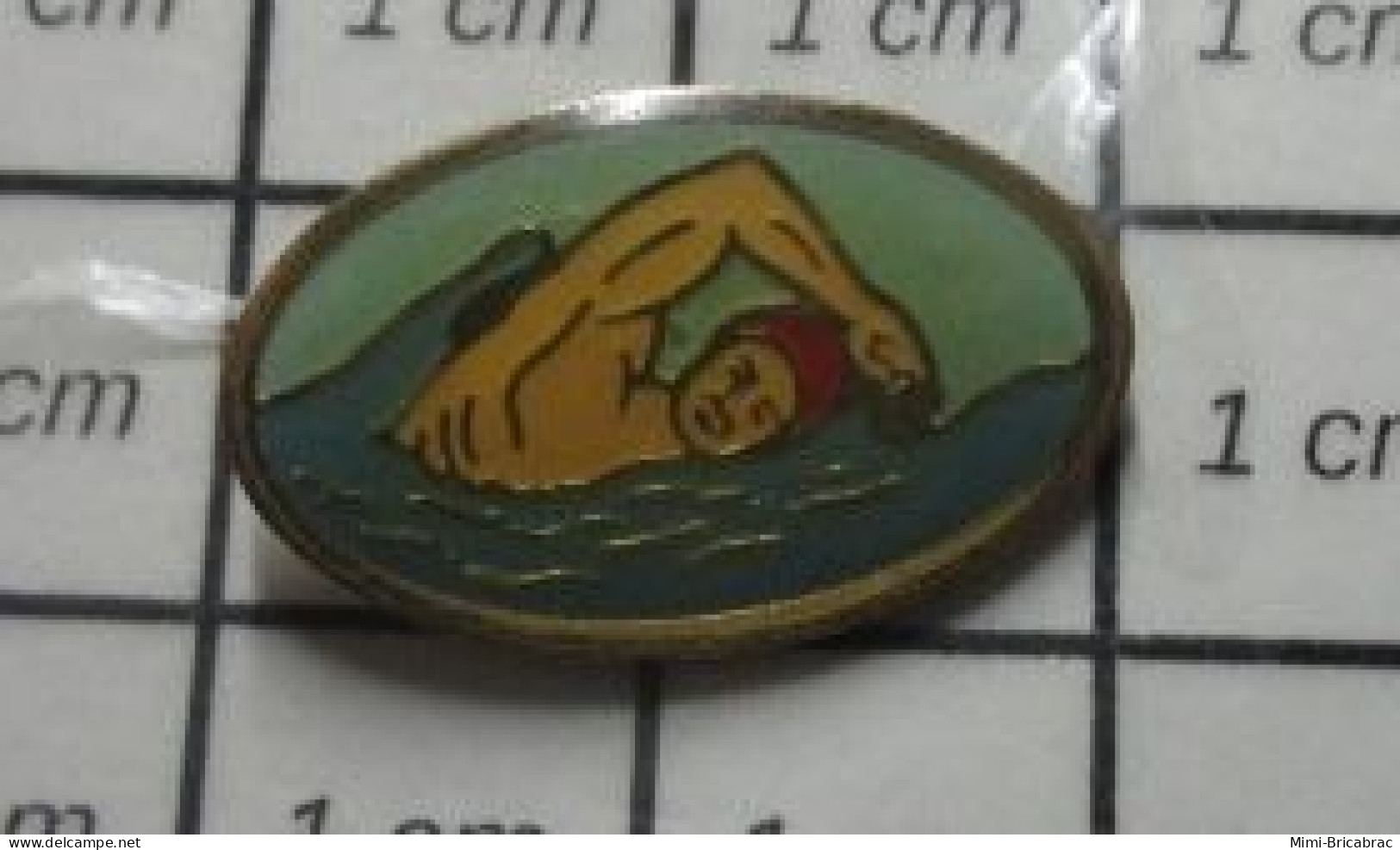 713K Pin's Pins / Beau Et Rare / SPORTS / NATATION NAGEUR CRAWL - Natation