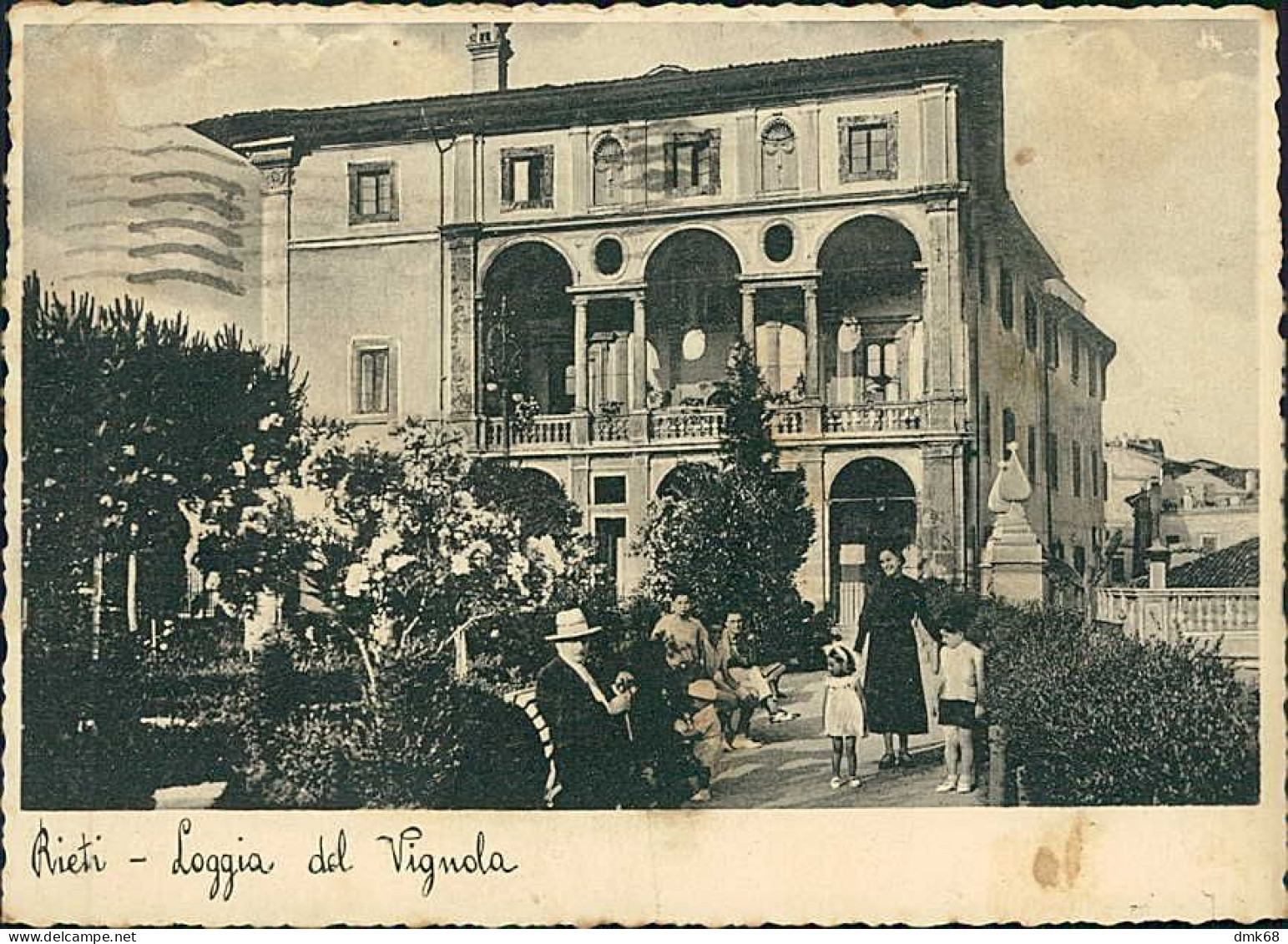 RIETI - LOGGIA DEL VIGNOLA - EDIZIONE MODERNA - SPEDITA 1938 (20152) - Rieti