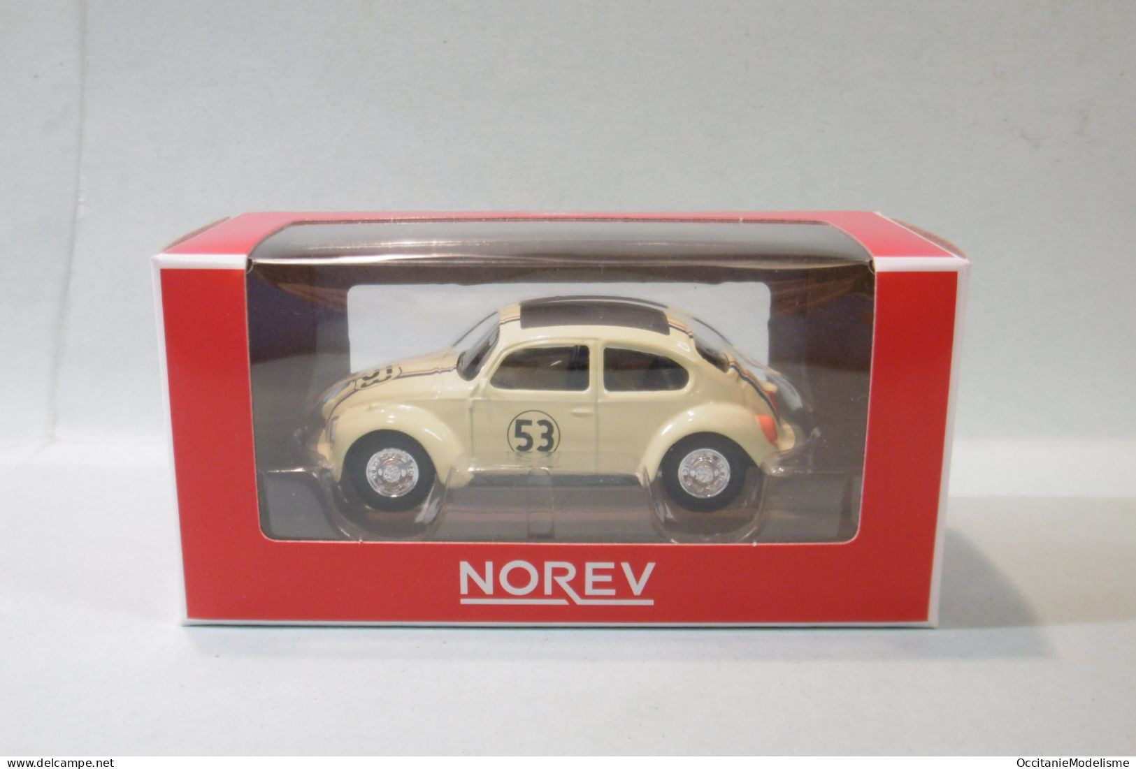 Norev - VOLKSWAGEN COX BEETLE Choupette N° 53 Neuf NBO 3 Inches 1/64 - Norev