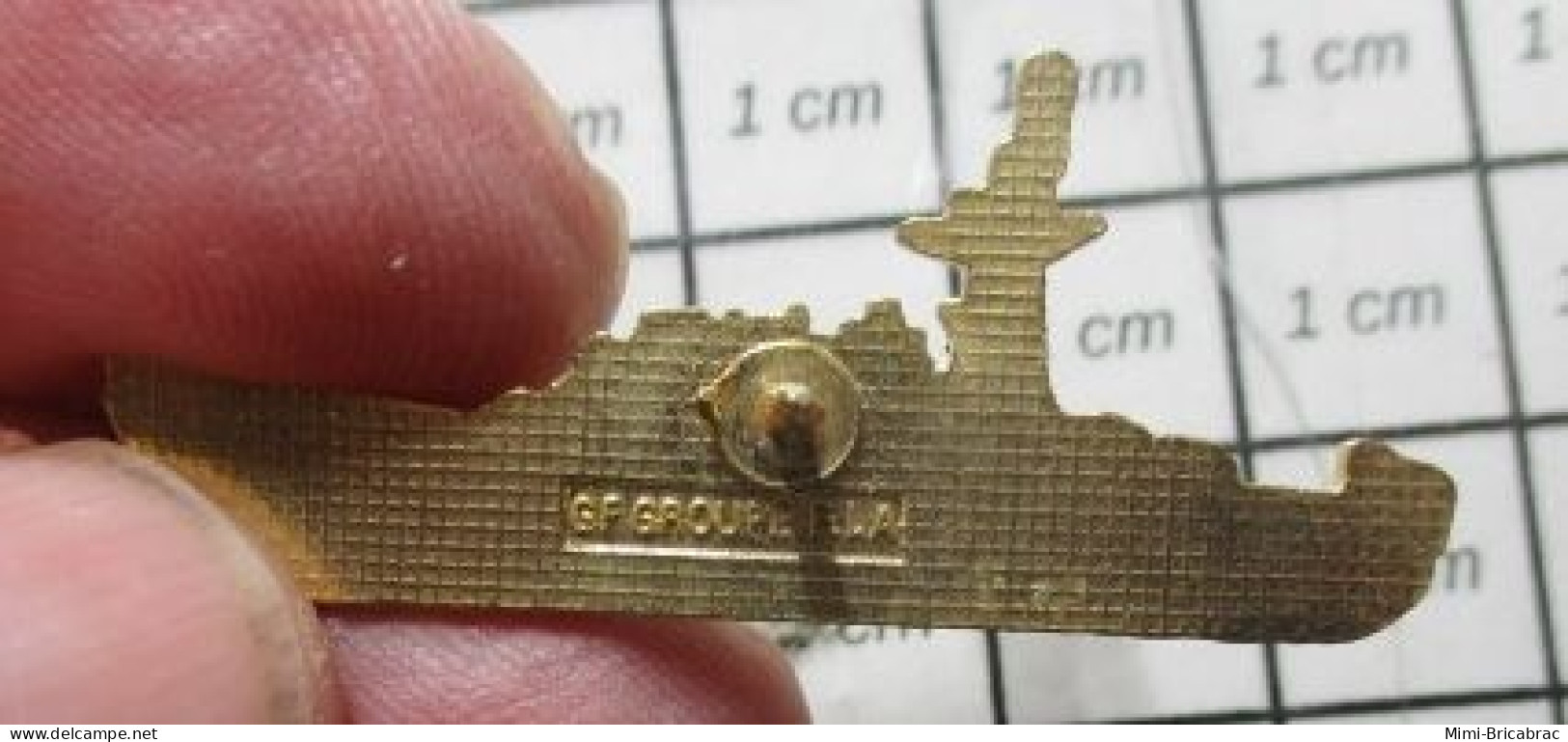 713M  Pin's Pins / Beau Et Rare / BATeaUX / NAVIRe DE GUERRE NON IDENTIFIE MARINE NATIONALE - Boats