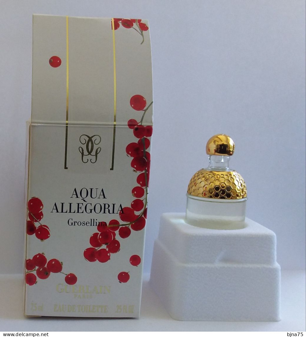 GUERLAIN Miniature Eau De Toilette Aqua Allegoria Grosellina Oz. 7,5 Ml - Boîte - Miniatures Womens' Fragrances (in Box)