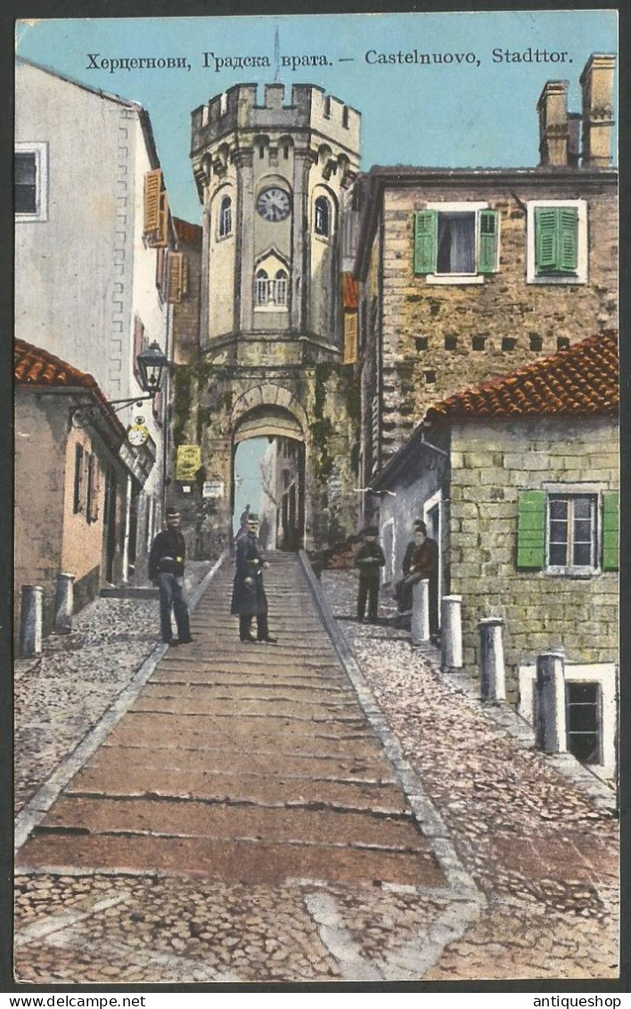 Montenegro-----Herceg Novi (Castelnuovo)-----old Postcard - Montenegro