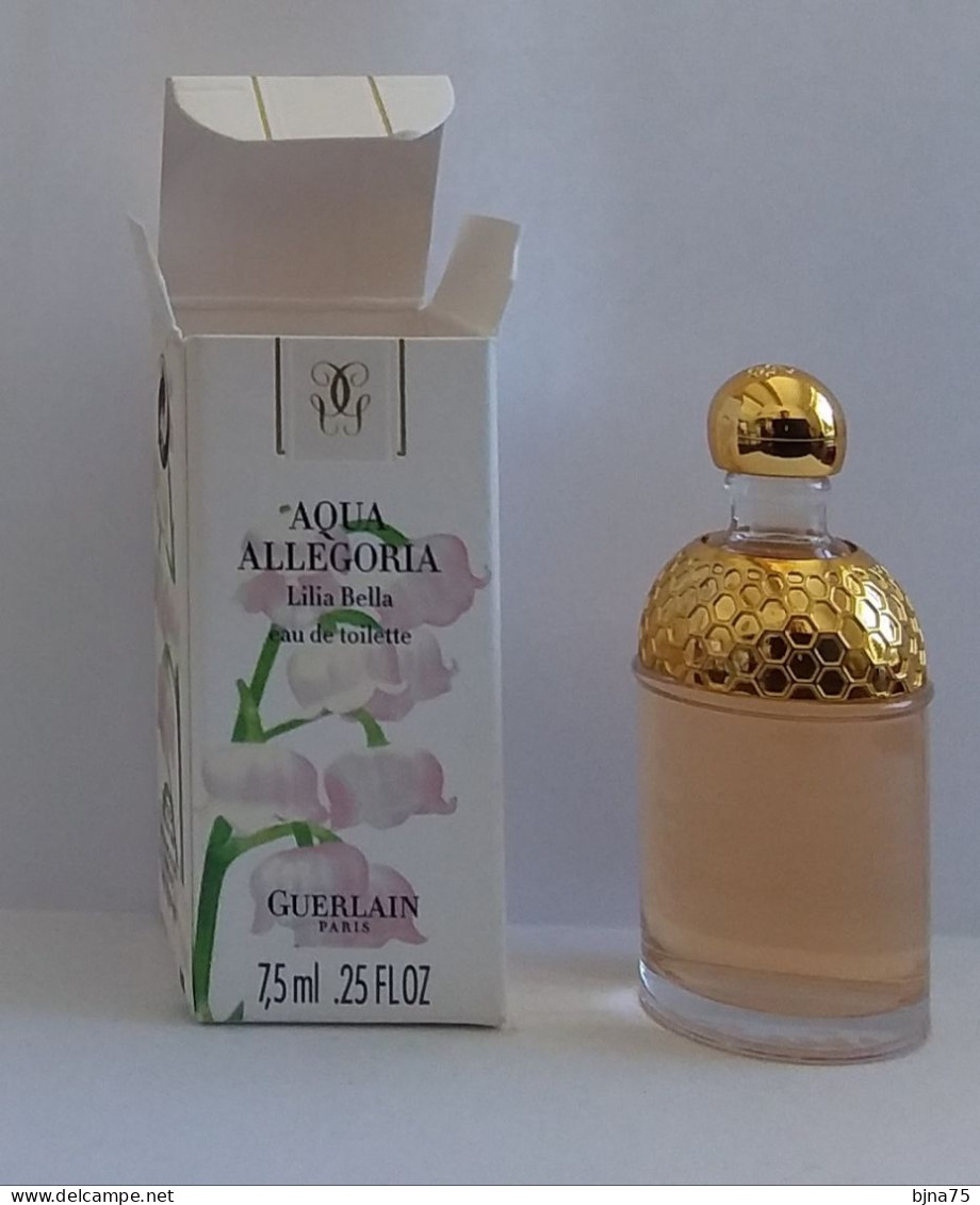 GUERLAIN Miniature Eau De Toilette Aqua Allegoria Lille Bella Oz. 7,5 Ml - Boîte - Miniatures Femmes (avec Boite)