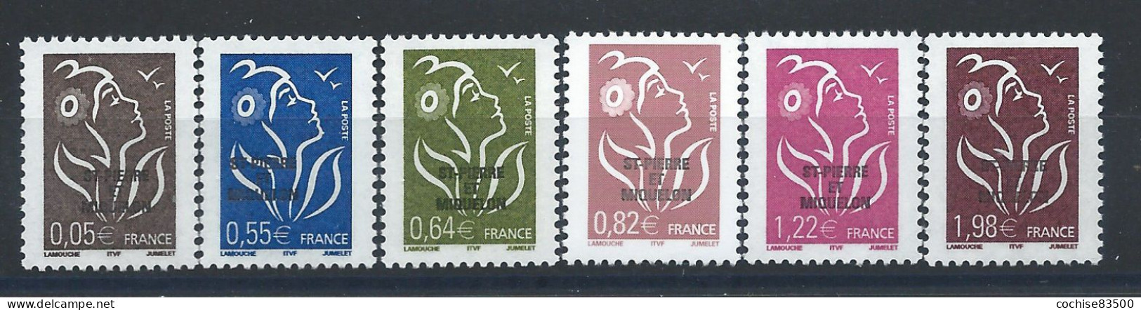 St Pierre Et Miquelon N°845/50** (MNH) 2005 - Marianne De "Lamouche" - Unused Stamps