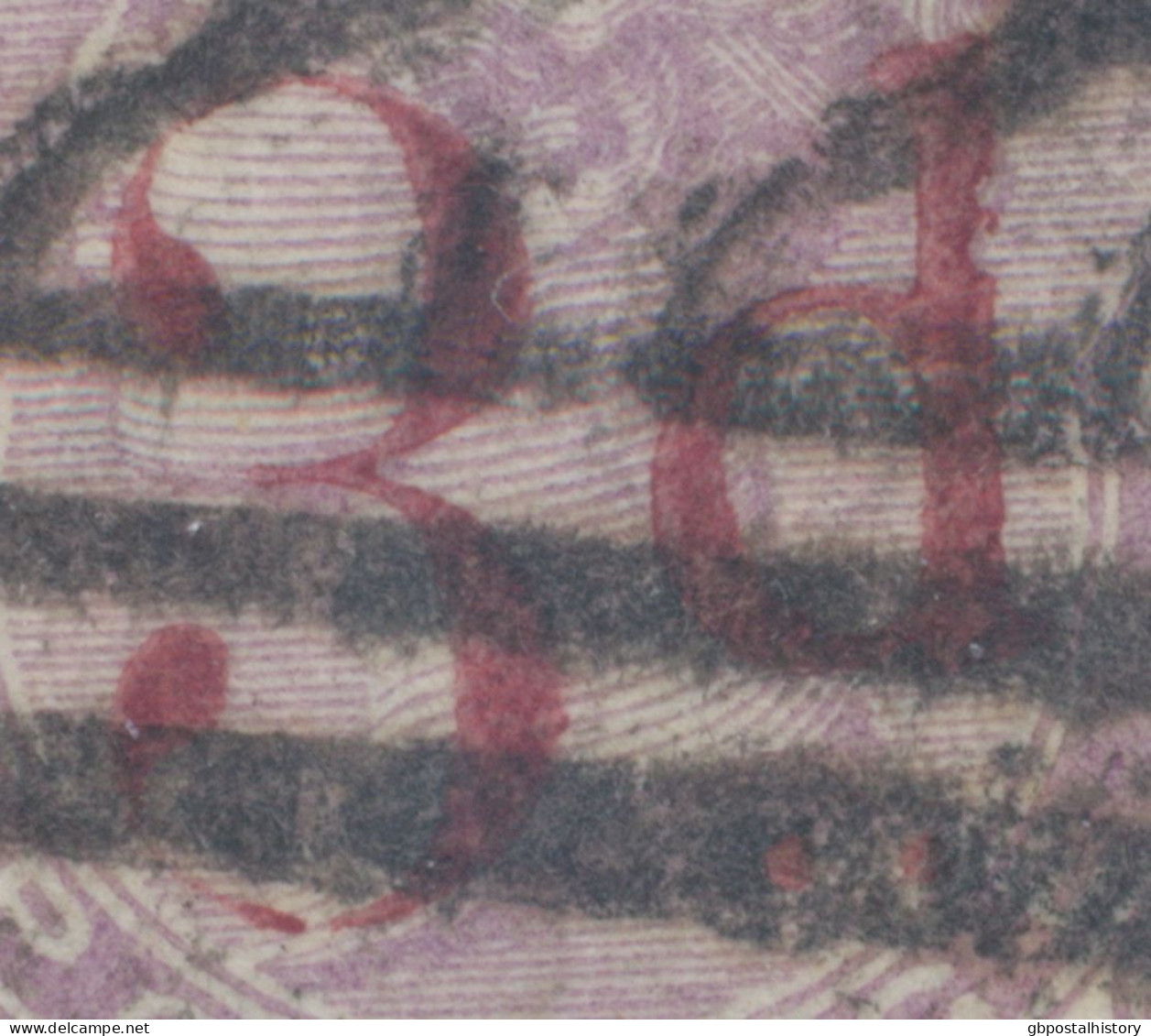 GB 1883 Queen Victoria 3d On 3d Lilac Pl.21 (DL) Very Fine Used MAJOR VARIETY: Overprinted „3“ Broken At Bottom, With - Gebraucht