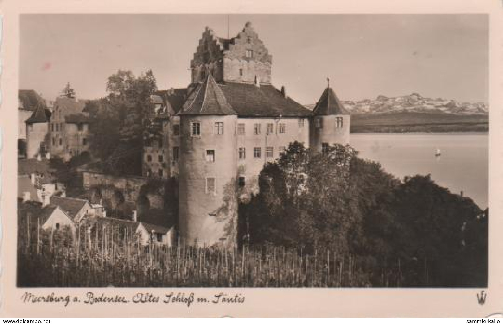 8102 - Meersburg - Altes Schloss Mit Säntis - Ca. 1955 - Meersburg