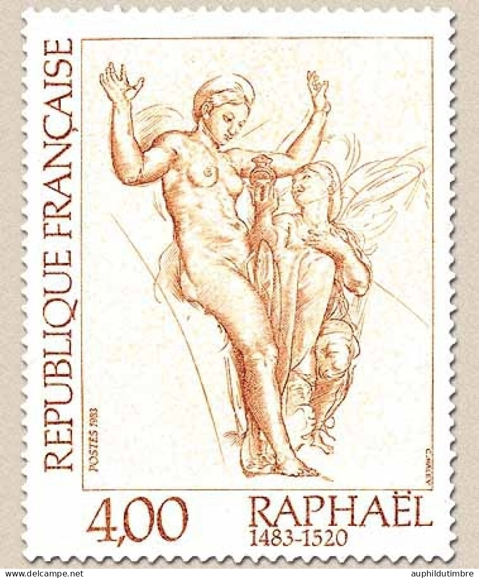 Série Artistique. Vénus Et Psyché, œuvre De Raphaël. 4f. Brun-orange Et Brun Clair Y2264 - Unused Stamps