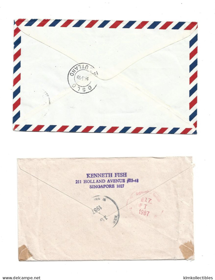 SINGAPORE MALAYA - POSTAL HISTORY LOT - Singapur (1959-...)