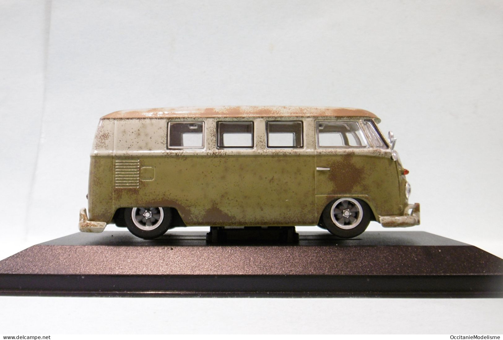 Corgi Vanguards - VOLKSWAGEN VW TYPE 2 Camper Rat look Splitty custom réf. VA14501 NBO Neuf 1/43