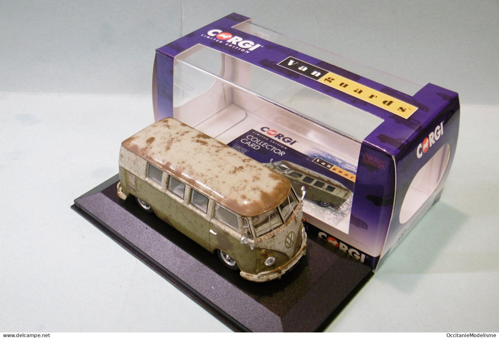 Corgi Vanguards - VOLKSWAGEN VW TYPE 2 Camper Rat look Splitty custom réf. VA14501 NBO Neuf 1/43