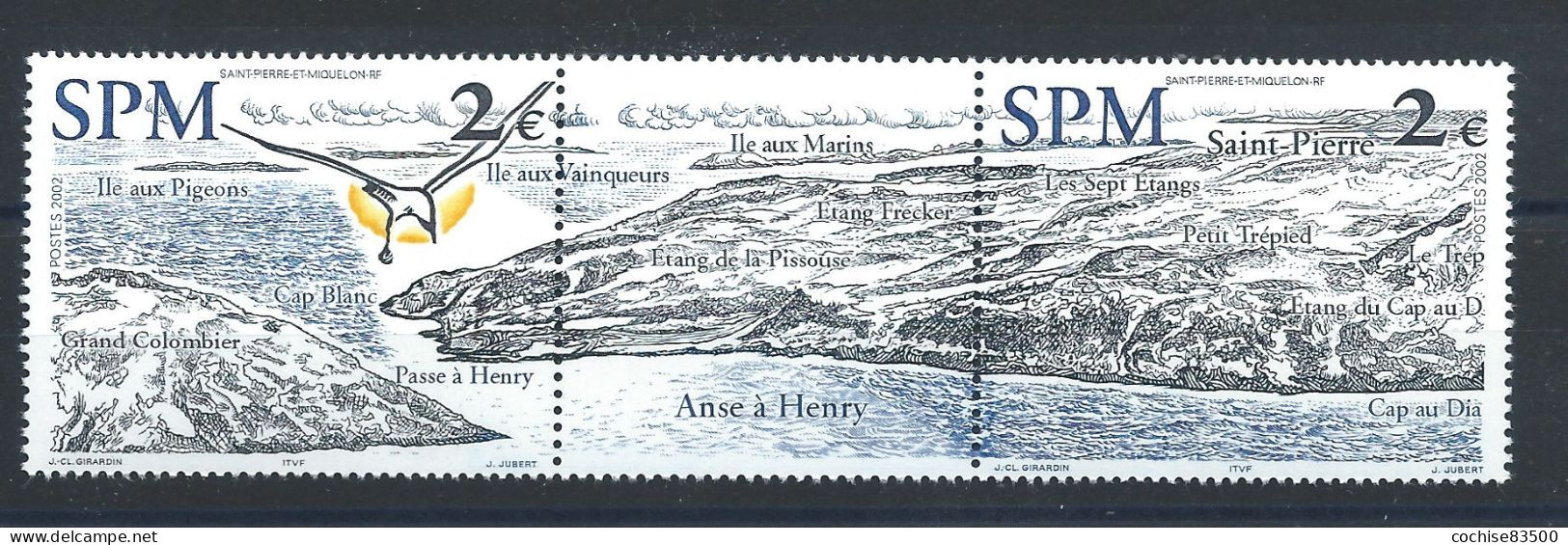 St Pierre Et Miquelon N°785/86** (MNH) 2002 - Paysage "Anse à Henry" - Ungebraucht