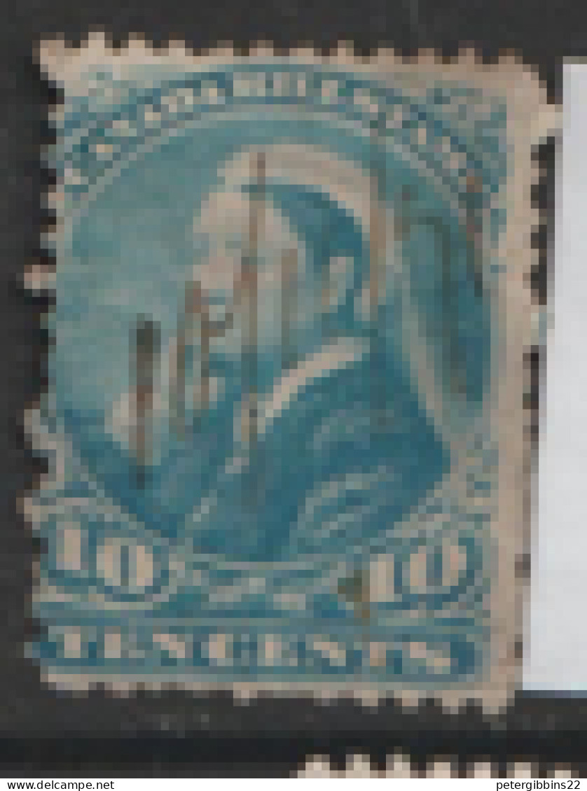 Canada  Bill Stamps  1864  10c    Fine Used - Oblitérés