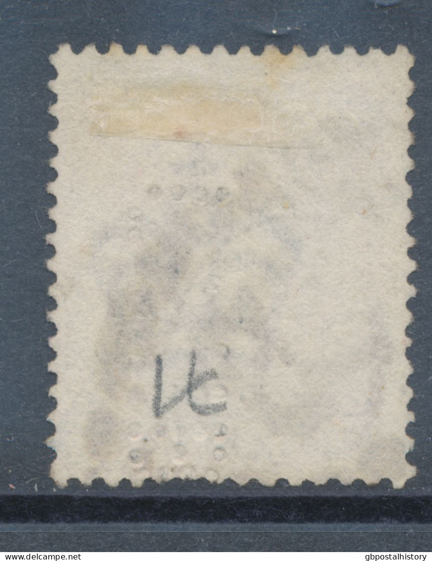 GB 1883 Queen Victoria 6d On 6d Lilac Pl.18 (FG) VFU MAJOR VARIETY: Bottom Of Overprinted „6“ Is Open –almost Cpl Missin - Gebraucht
