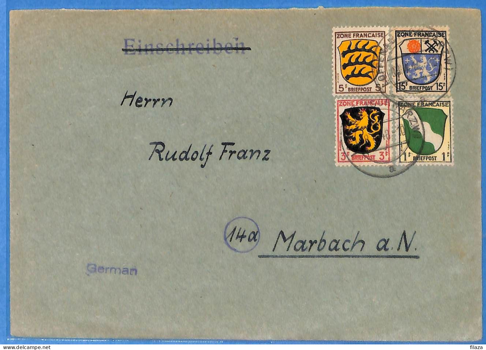 Allemagne Zone Française 1948 - Lettre De Loffenau - G30844 - Autres & Non Classés