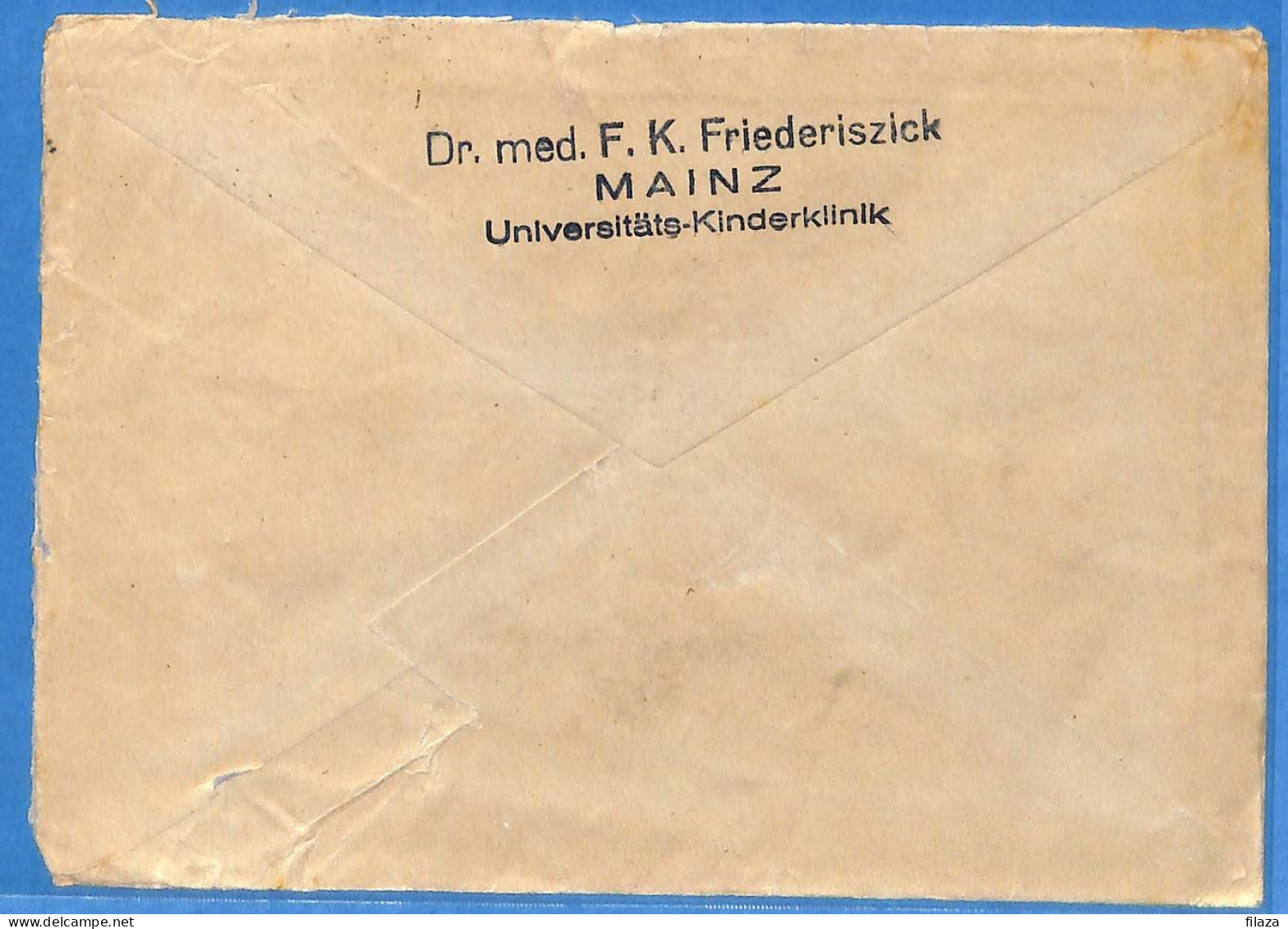 Allemagne Zone Française 1949 - Lettre De Mainz - G30824 - Altri & Non Classificati