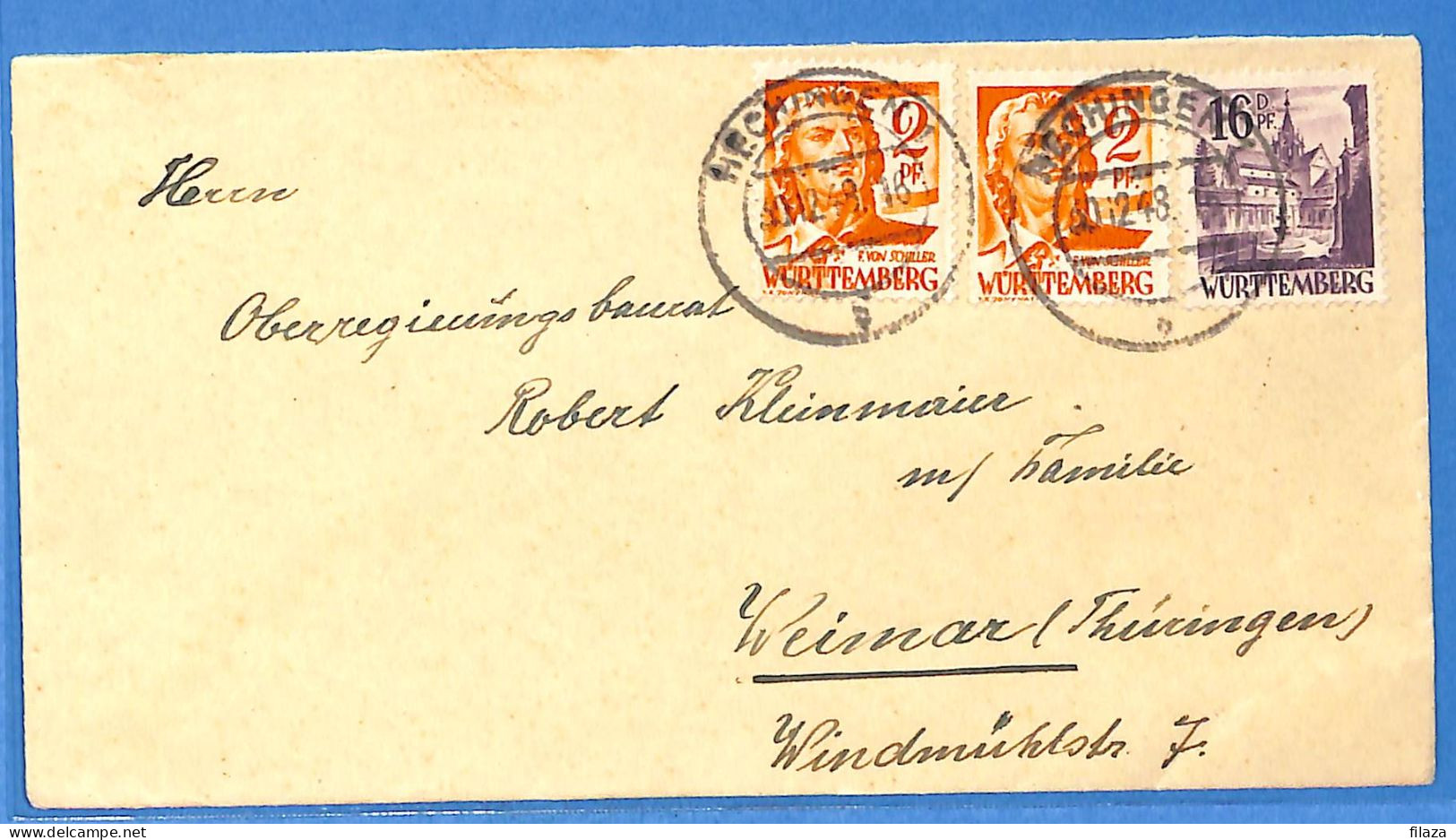 Allemagne Zone Française 1948 - Lettre De Heichingen - G30806 - Otros & Sin Clasificación