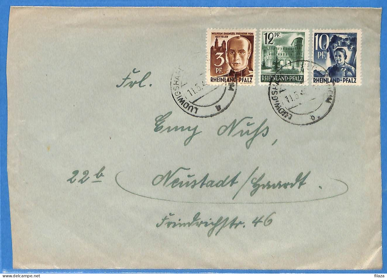 Allemagne Zone Française 1948 - Lettre De Ludwigshafen - G30792 - Other & Unclassified
