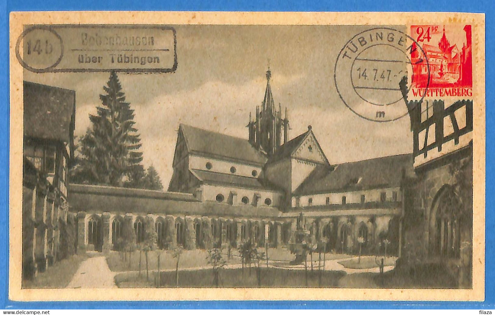 Allemagne Zone Française 1947 - Carte Postale De Tubingen - G30783 - Otros & Sin Clasificación