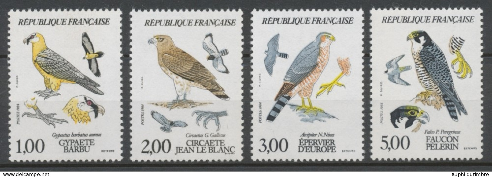 Série Faune Et Flore De France. Rapaces Diurnes. 4 Valeurs Y2340S - Neufs