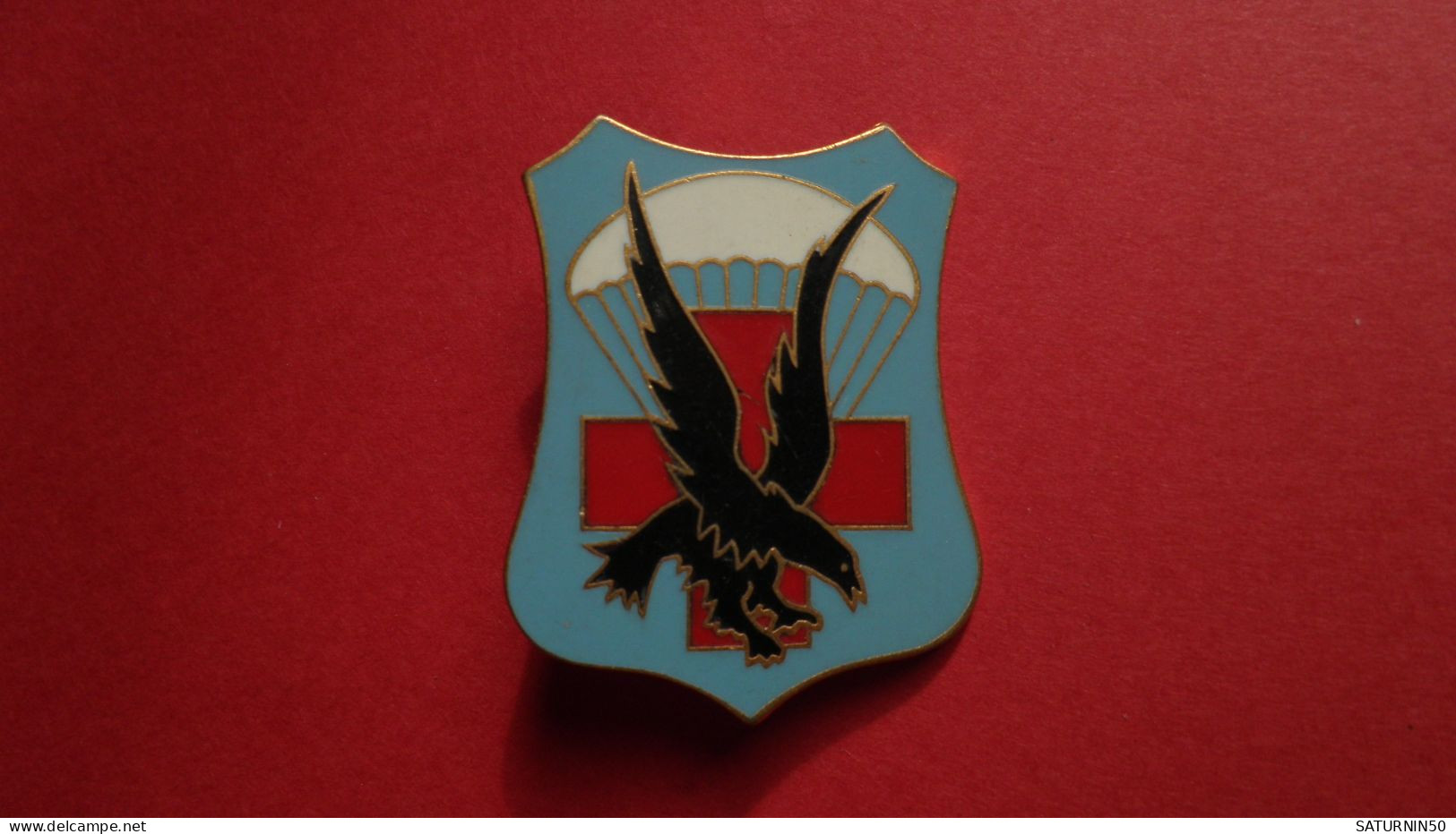 14° Antenne Médicale Parachutiste  ( Sans Sigle ) ( Numéroté ) ( Dos Lisse ) - Esercito