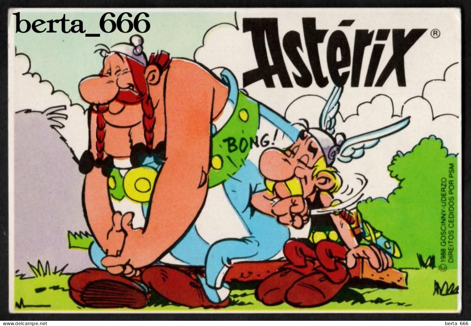 Calendário ASTÉRIX 1989 * Pocket Calendar * Calendrier De Poche - Small : 1981-90