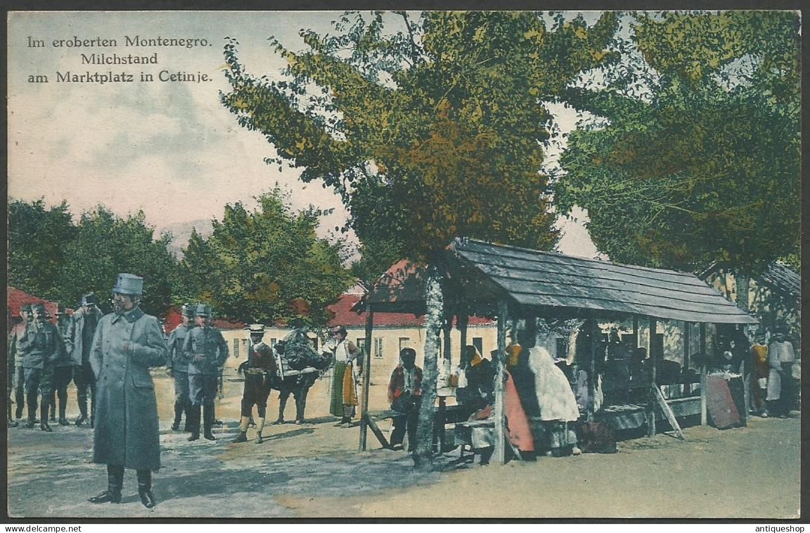 Montenegro-----Cetinje (Cettigne)-----old Postcard - Montenegro