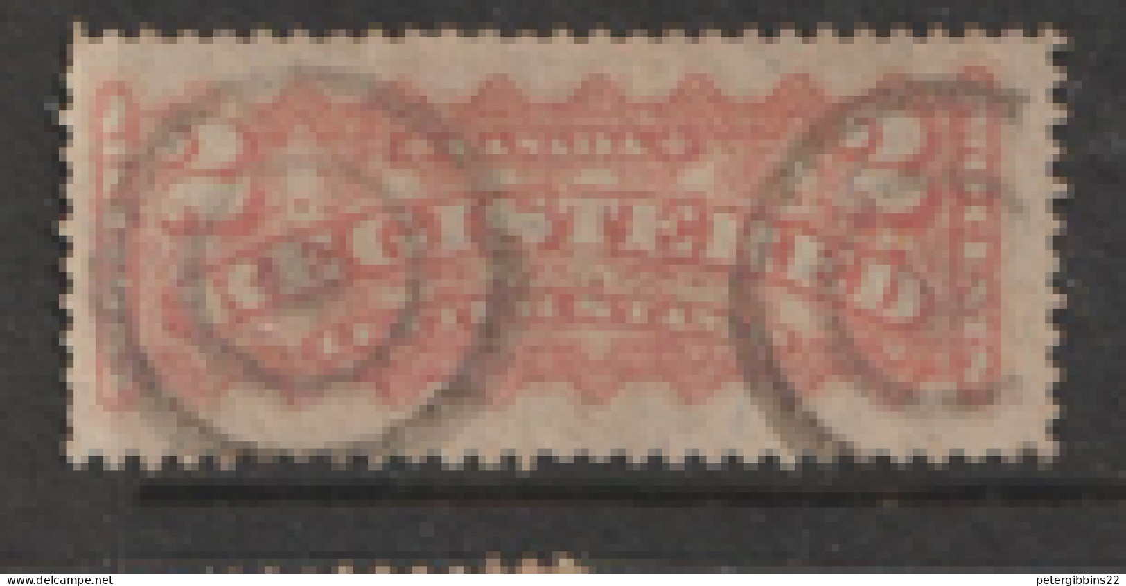 Canada  Registration Stamps  1875   SG  R1  2c    Fine Used - Gebraucht