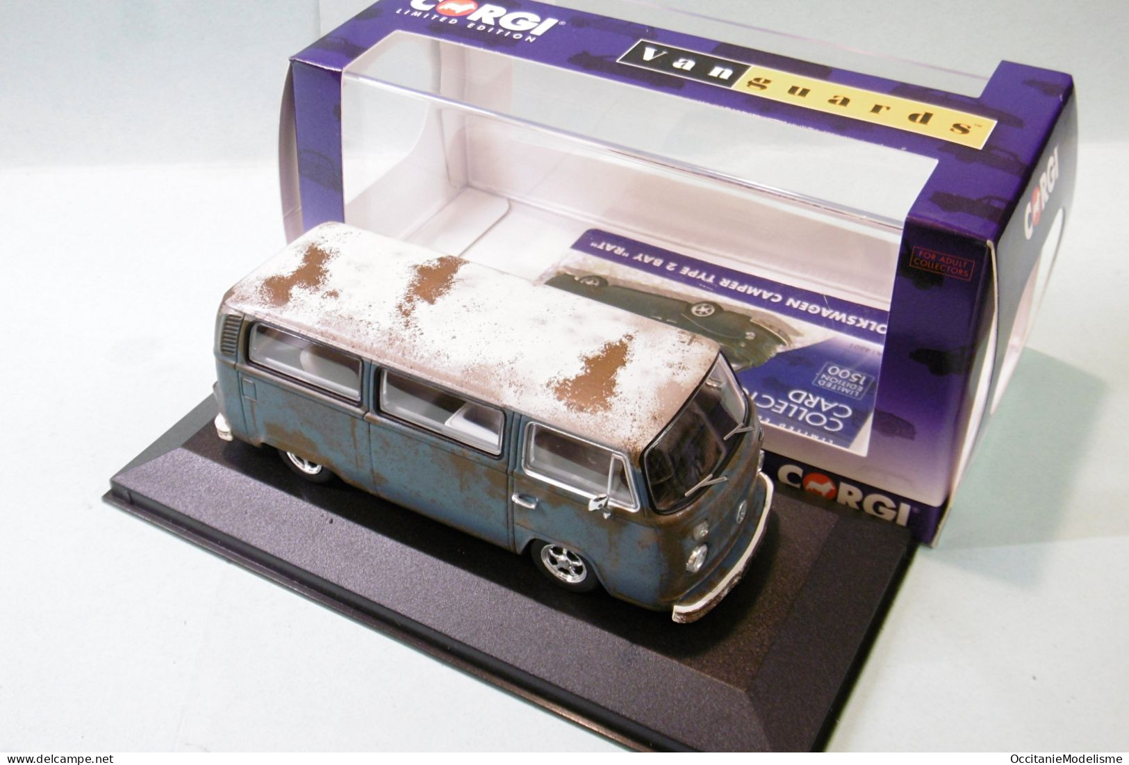 Corgi Vanguards - VOLKSWAGEN VW TYPE 2 Camper Bay Rat Look Custom Réf. VA14601 NBO Neuf 1/43 - Corgi Toys