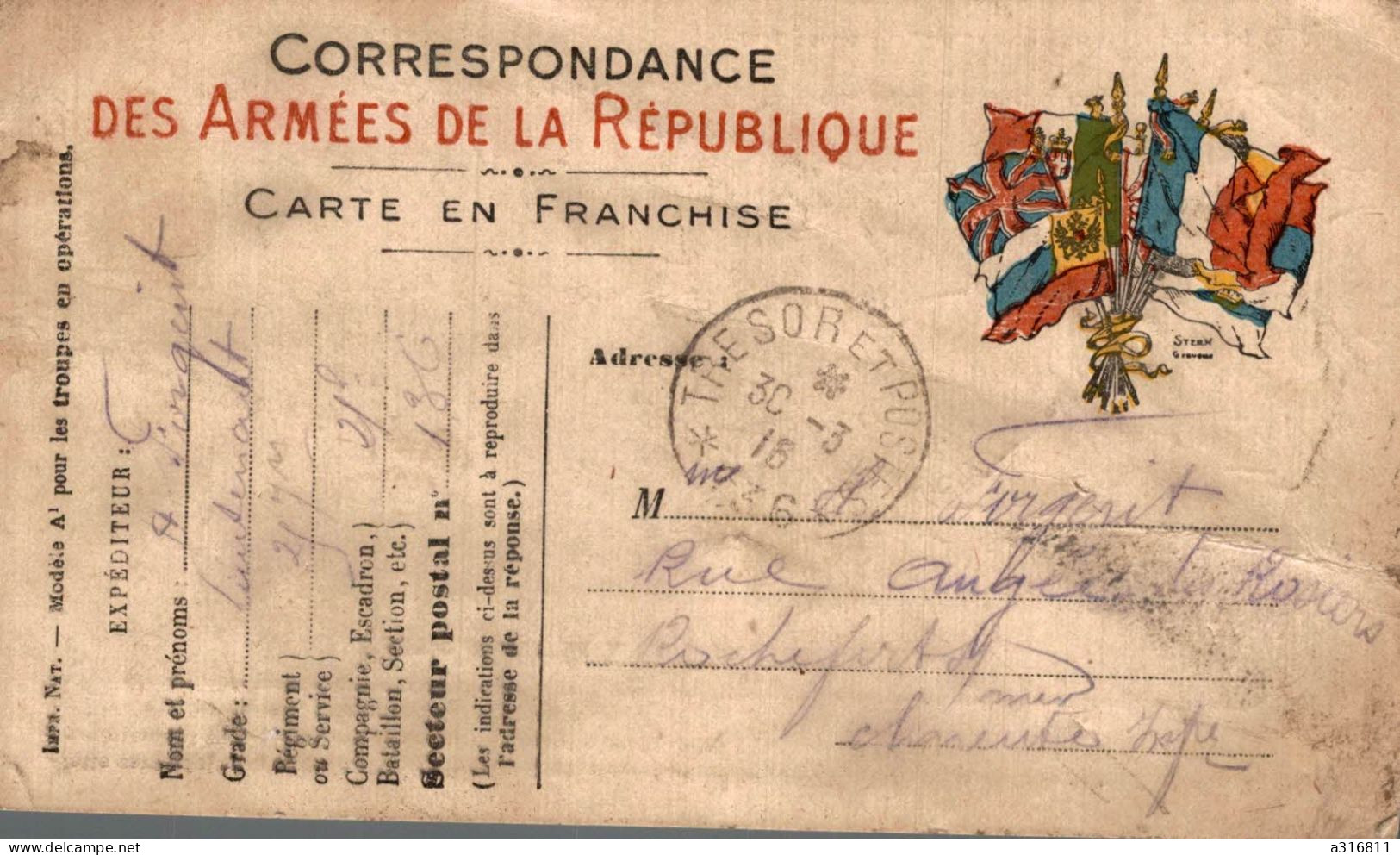 Correspondance Militaire - Autres & Non Classés