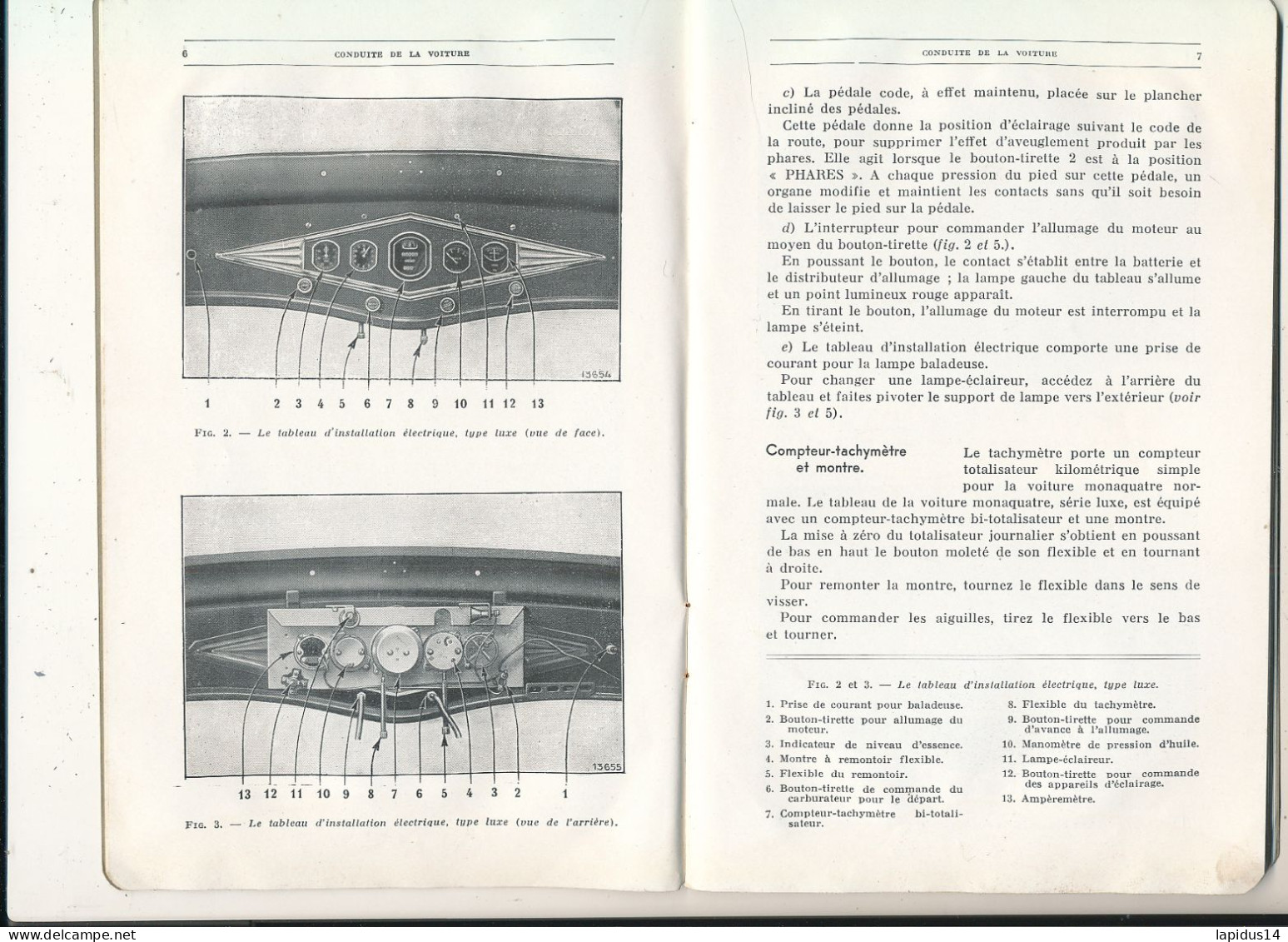 RENAULT  NOTICE D'ENTRETIEN VOITURE MONAQUATRE TYPE HY 1933    (DOCUMENT DE 50 PAGES) - Auto's