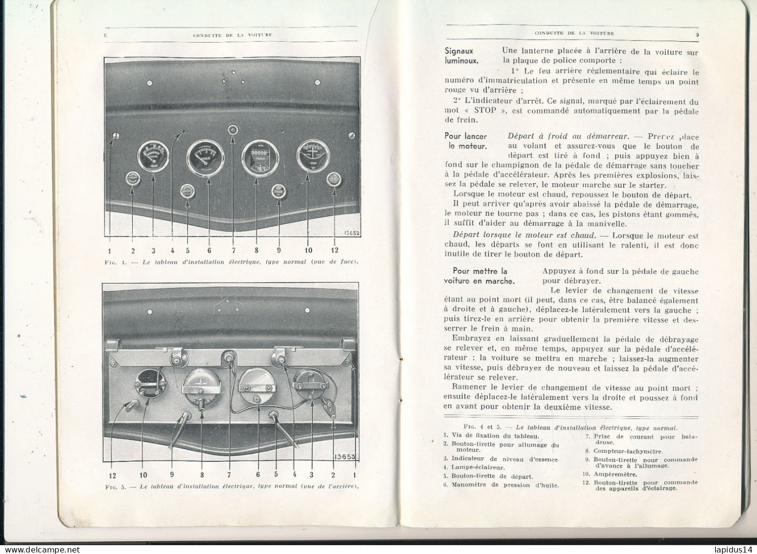 RENAULT  NOTICE D'ENTRETIEN VOITURE MONAQUATRE TYPE HY 1933    (DOCUMENT DE 50 PAGES) - Auto's