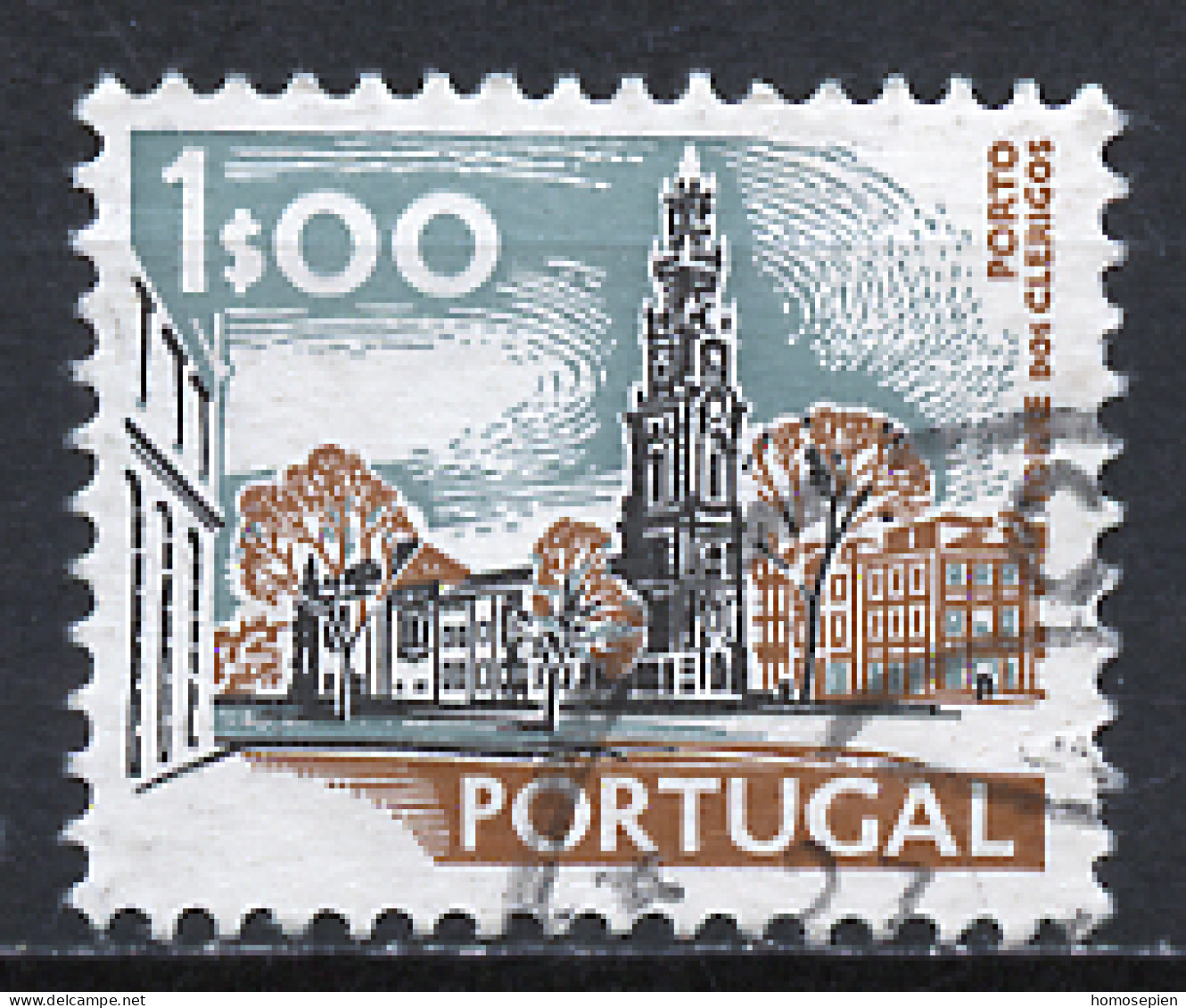 Portugal 1972 Y&T N°1137 - Michel N°1156 (o) - 1e Tour Des Clercs - 1973 Au Verso - Used Stamps