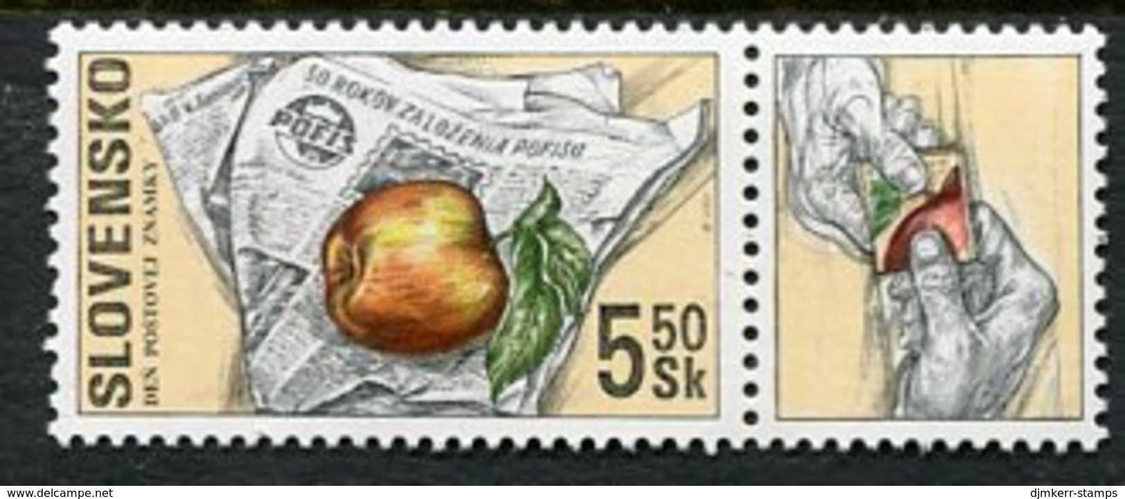 SLOVAKIA 2000 Stamp Day MNH / **  Michel 383 - Nuovi