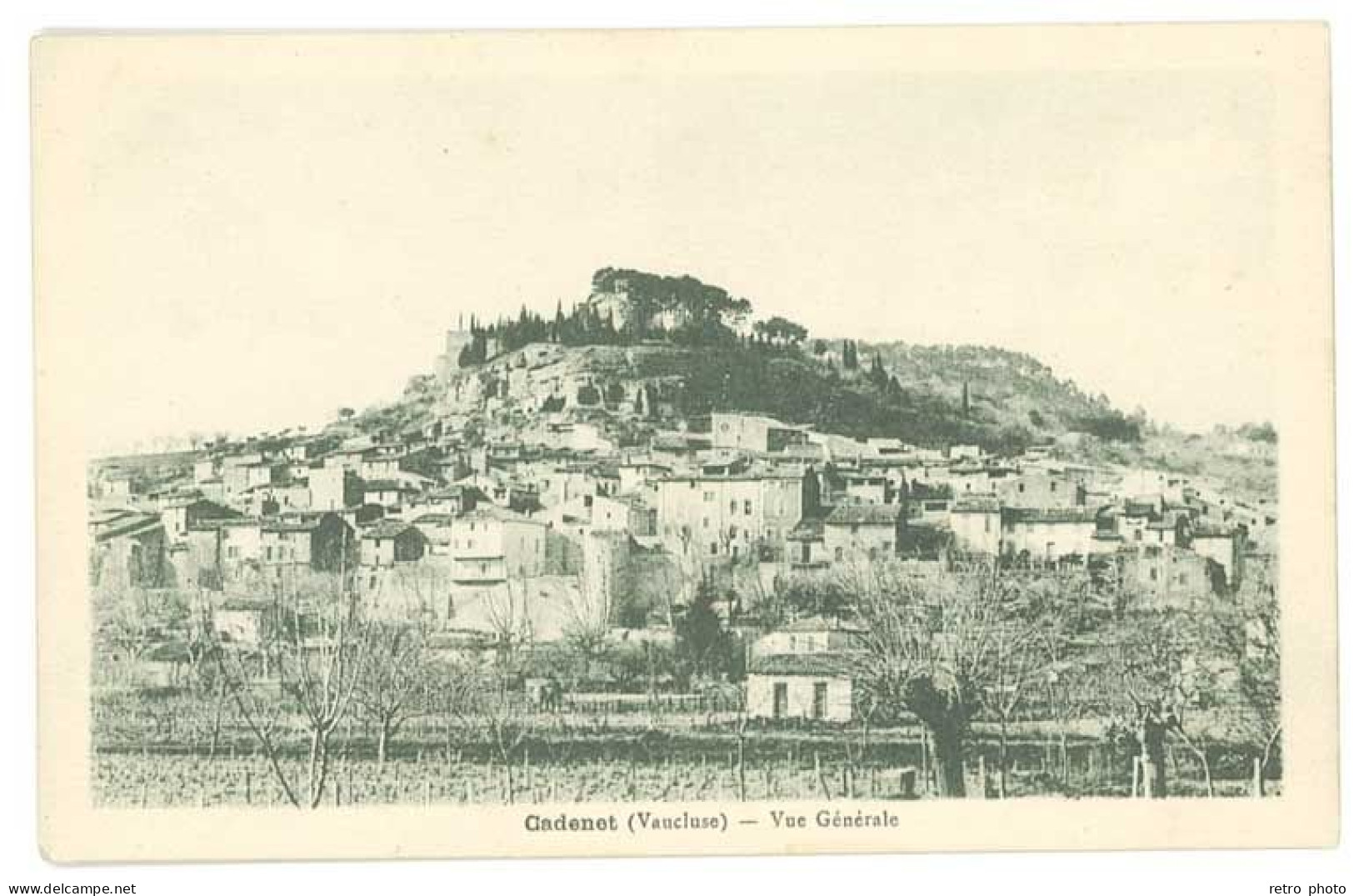 2 Cpa Vaucluse - Cadenet - Vue Générale / L'église Paroissiale - Cadenet