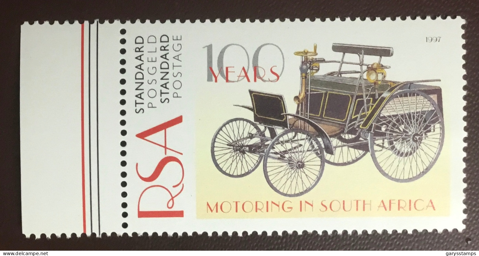 South Africa 1997 Motoring Centenary MNH - Unused Stamps