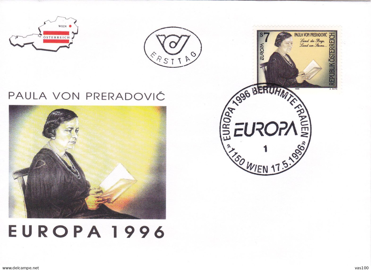 Austria / Oesterreich 1996 Europa Cept FDC - 1996