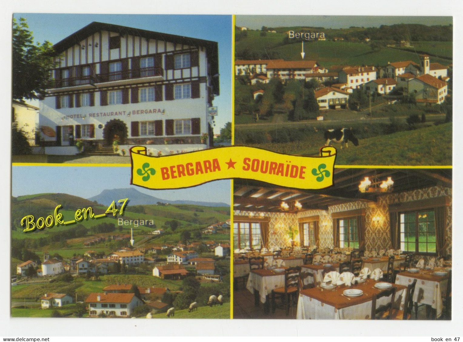 {87057} 64 Pyrénées Atlantiques Souraïde , Hôtel Restaurant Bergara , Multivues - Hotels & Gaststätten