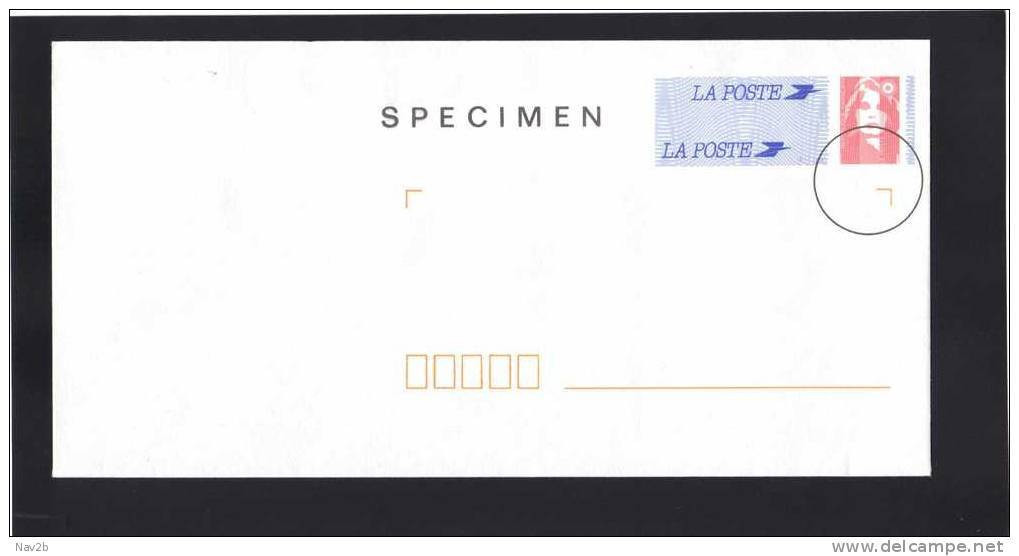 France ,entier Enveloppe Briat Spécimen Agrément 899 Lot 009/051;Garnier Ponsonnet Vuillard - Enveloppes Types Et TSC (avant 1995)