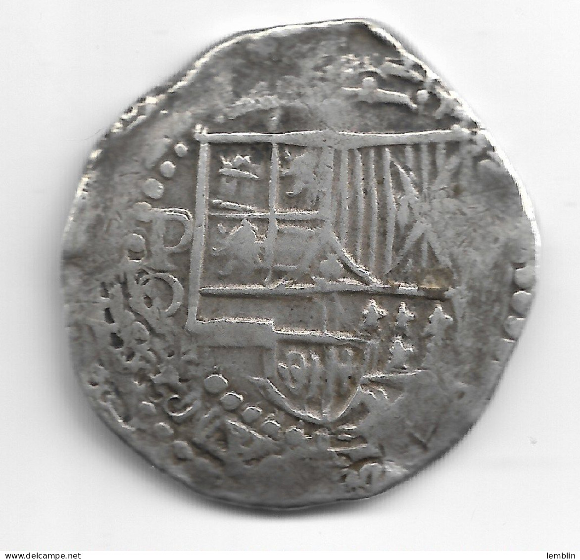 VICE-ROYAUTE DU PEROU - 8 REALES EN ARGENT DE PHILIPPE III - POTOSI - 1596 - Perú