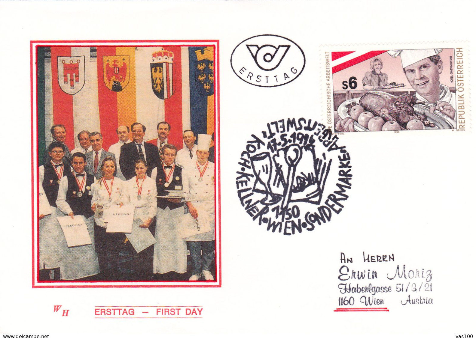 Austria / Oesterreich 1996 Europa Cept FDC,6X COVERS - 1996