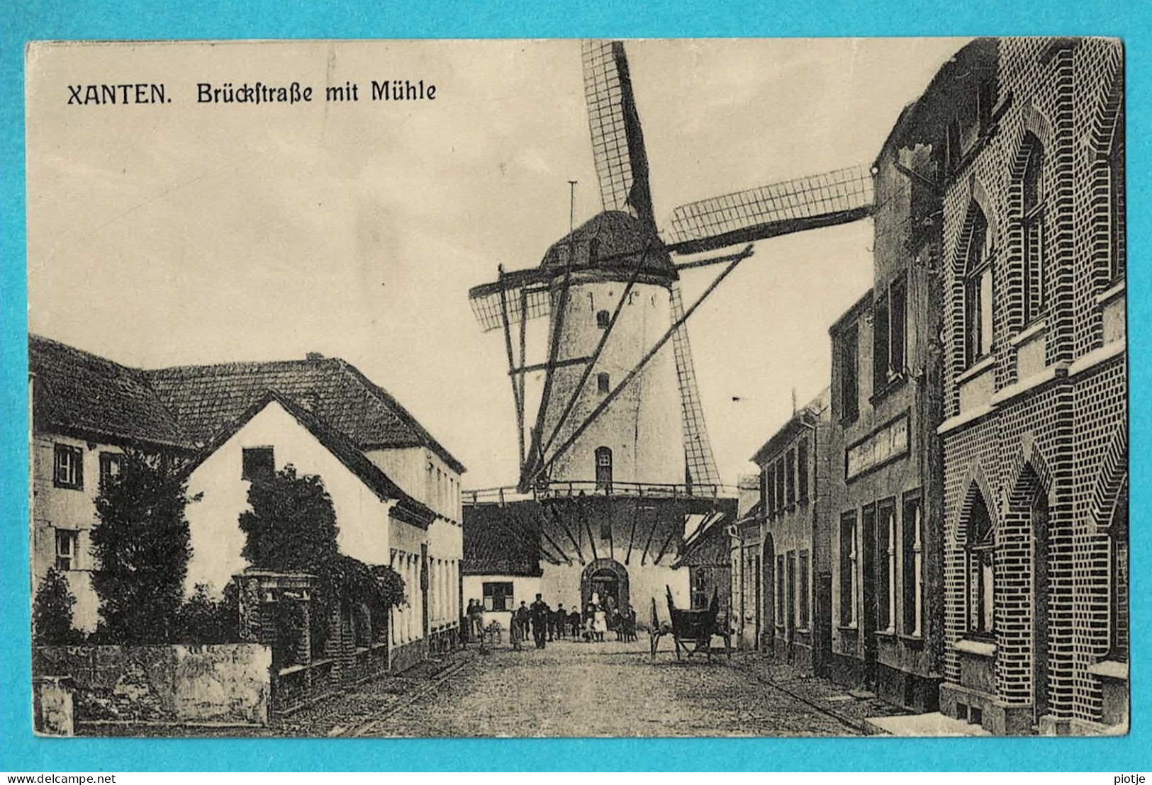* Xanten (Nordrhein Westfalen - Deutschland) * (Verlag Norbert Bullmann 16 8692) Bruckstrasse Miit Muhle, Moulin, Molen - Xanten