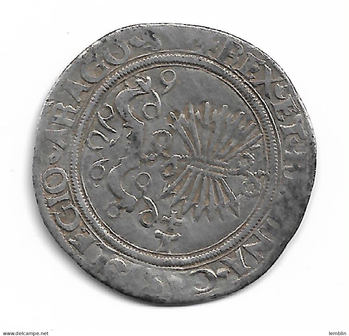 ESPAGNE - REAL D'ARGENT DES ROIS CATHOLIQUES - TOLEDE (1474-1504) - Primeras Acuñaciones