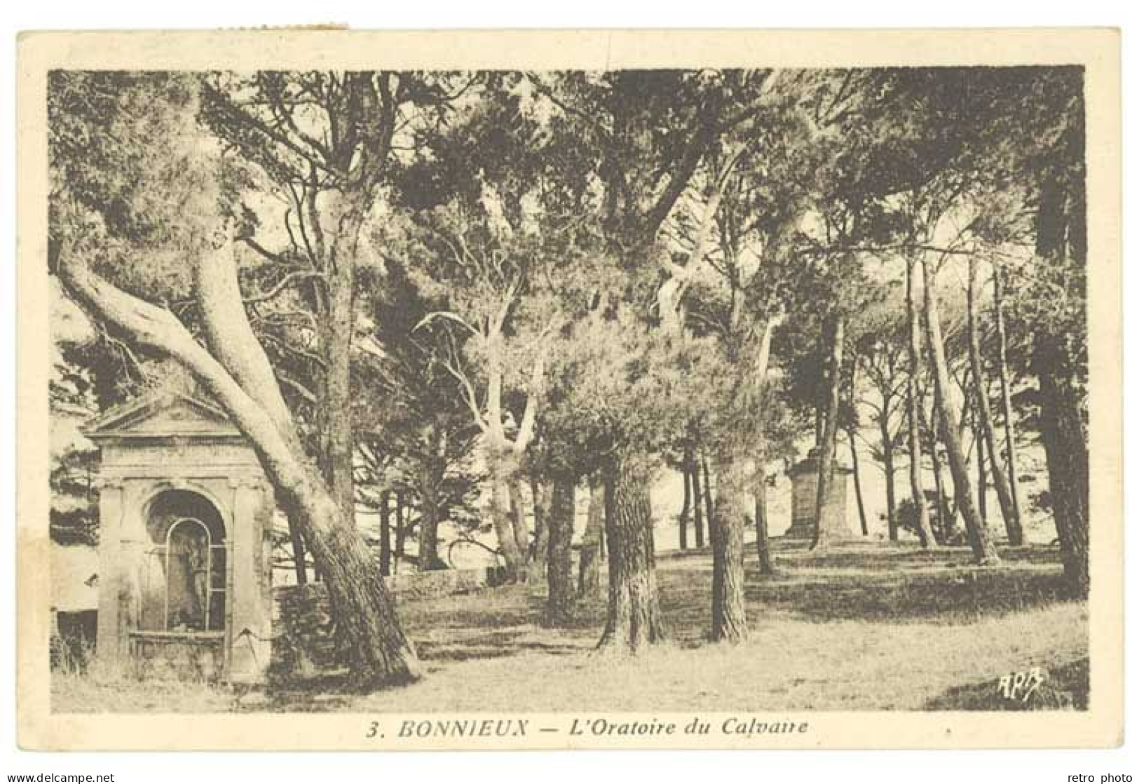 Cpa Vaucluse - Bonnieux - L'Oratoire Du Calvaire - Bonnieux