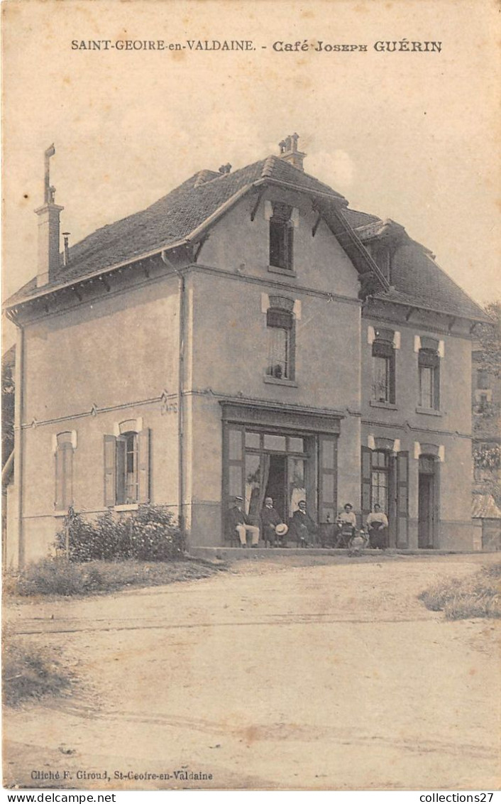 38-SAINT-GEOIRE-EN-VALDAINE- CAFE JOSEPH GUERIN - Saint-Geoire-en-Valdaine