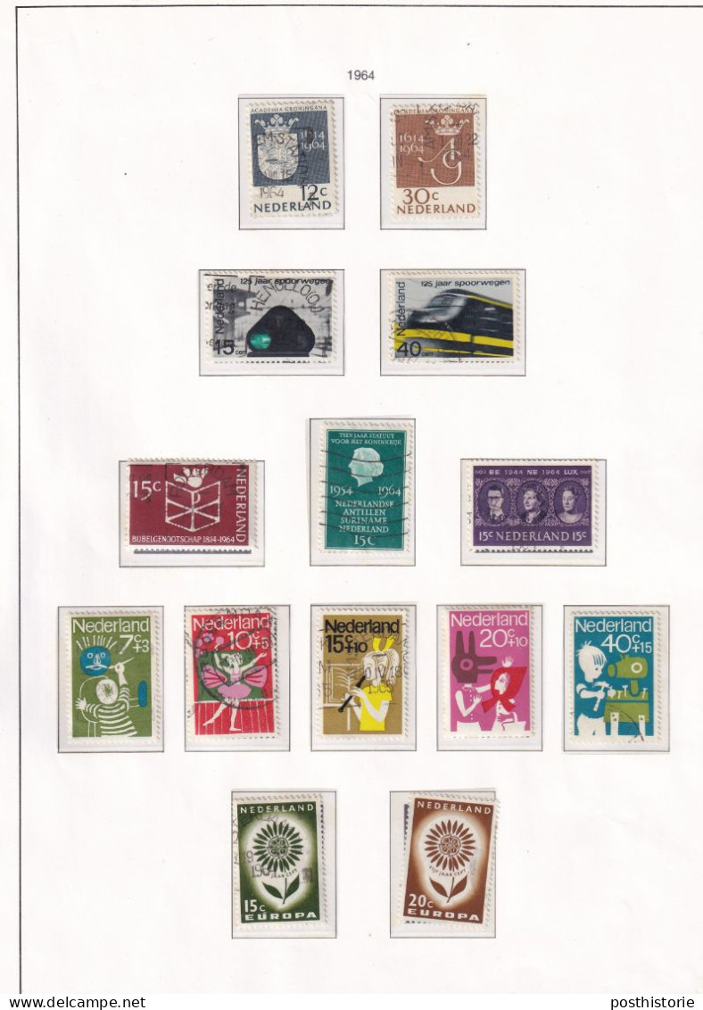 complete jaargangen 1957 tm 1969 (zonder blokken) gebruikt