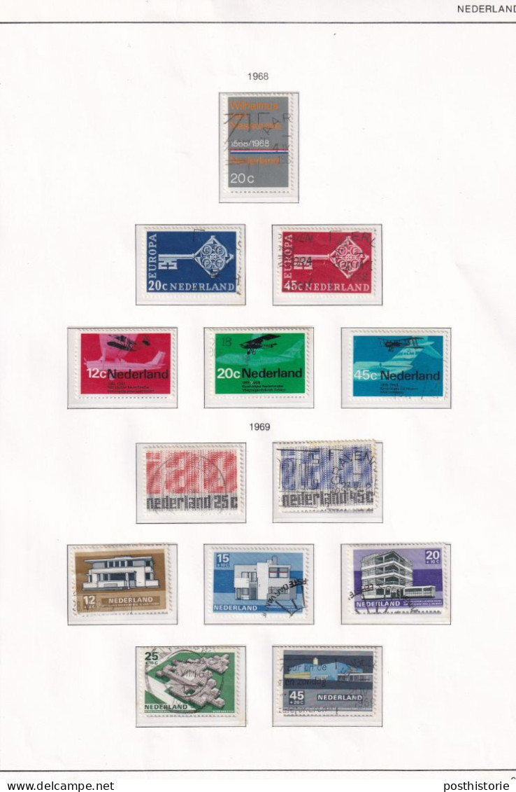 complete jaargangen 1957 tm 1969 (zonder blokken) gebruikt