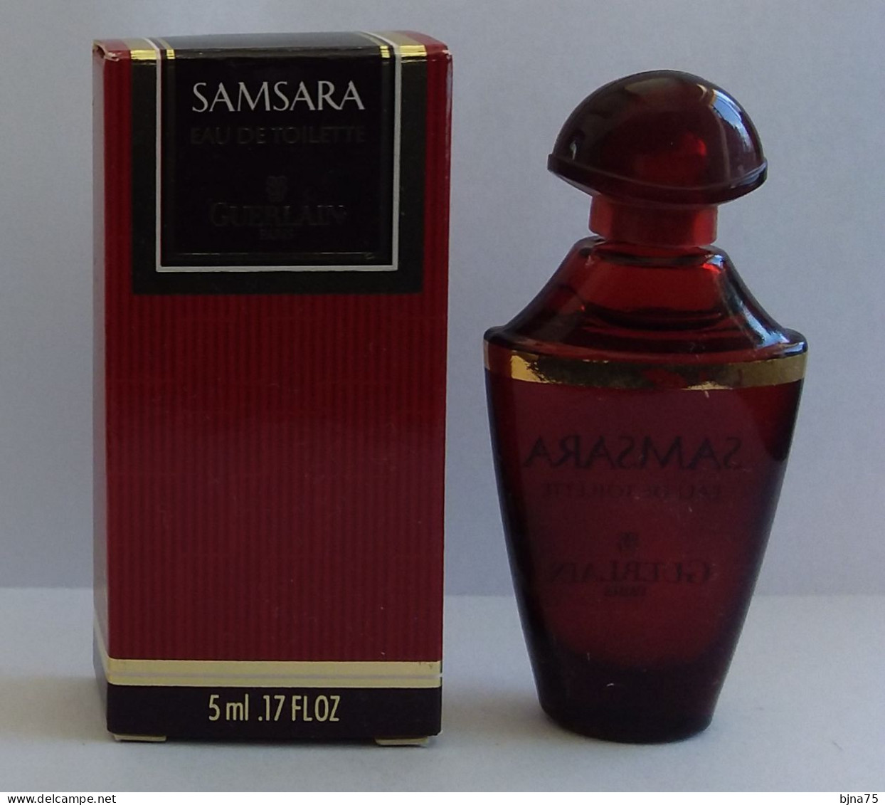 GUERLAIN Miniature Eau De Toilette  SAMSARA  0.17 Fl Oz. 5 Ml - Flacon,  Parfum Et Boîte - Miniatures Womens' Fragrances (in Box)