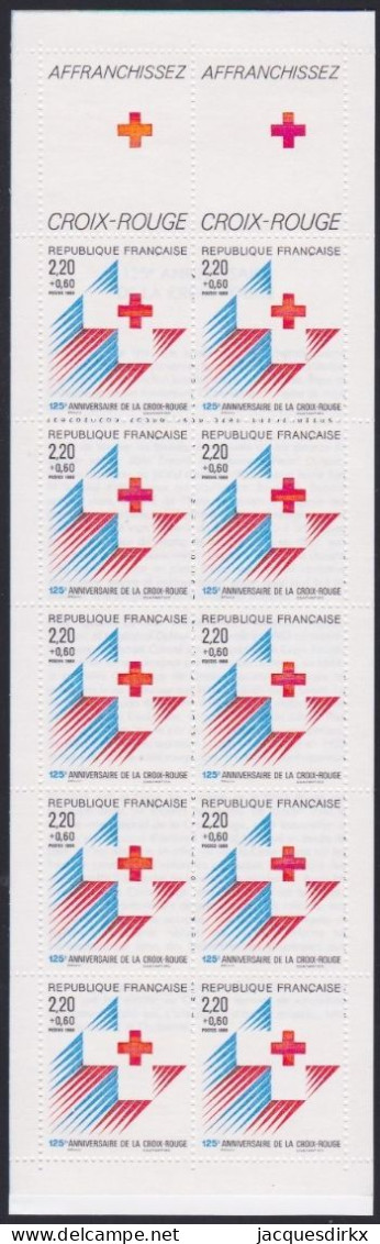 France  .  Y&T   .   C 2037  (2 Scans, Non-plié )   .    **    .     Neuf Avec Gomme Et SANS Charnière - Red Cross